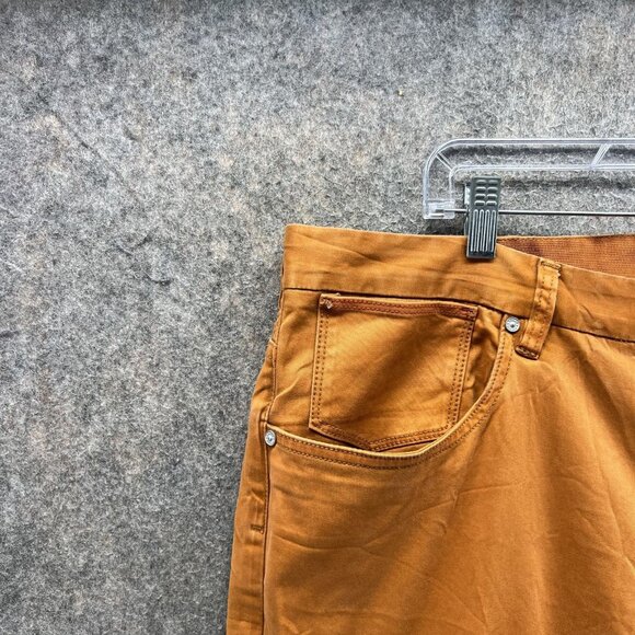 Tommy Bahama Pants Mens 40x32 Brown Stretch 5 Pocket Chino Casual Cotton - Picture 4 of 13